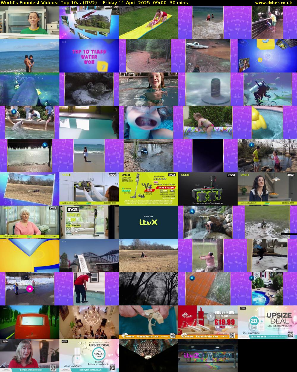 World's Funniest Videos: Top 10... (ITV2) Friday 11 April 2025 09:00 - 09:30