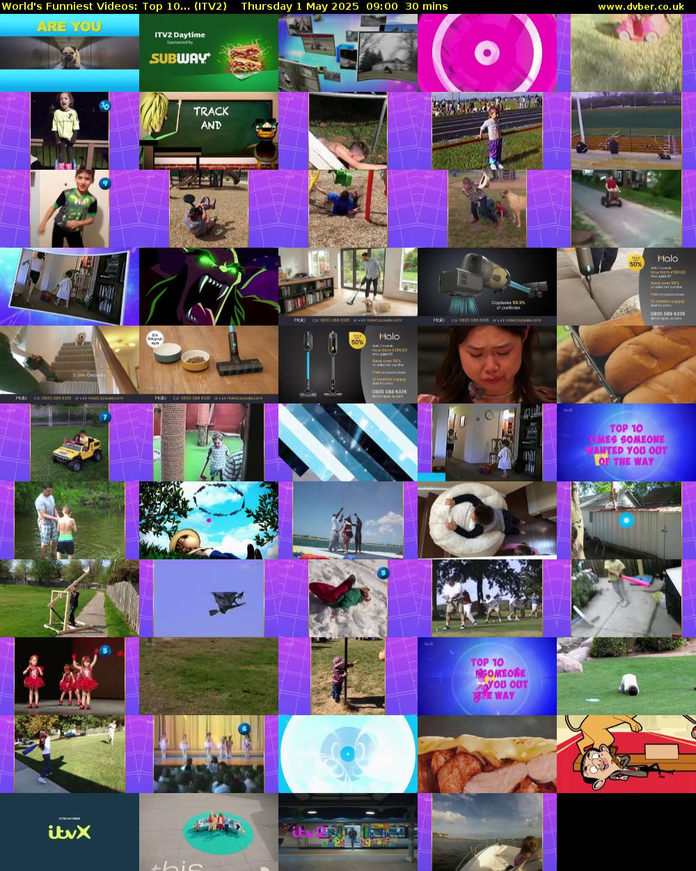 World's Funniest Videos: Top 10... (ITV2) Thursday 1 May 2025 09:00 - 09:30