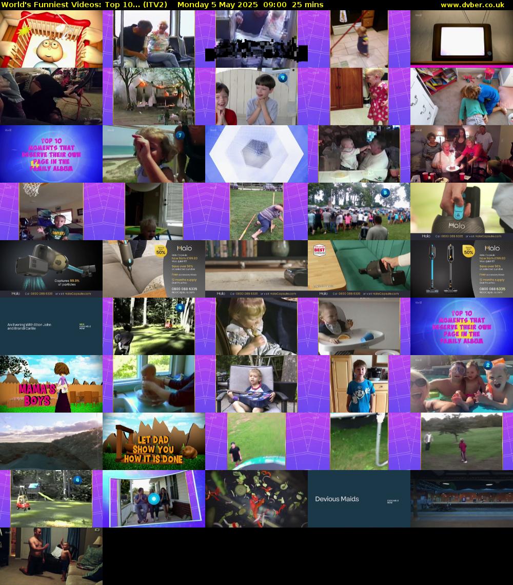 World's Funniest Videos: Top 10... (ITV2) Monday 5 May 2025 09:00 - 09:25