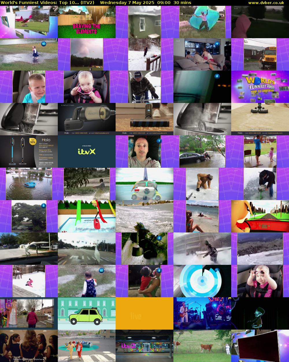 World's Funniest Videos: Top 10... (ITV2) Wednesday 7 May 2025 09:00 - 09:30
