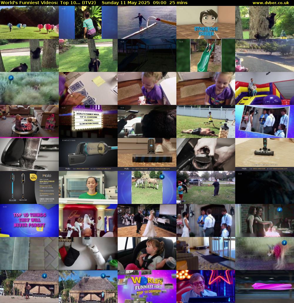 World's Funniest Videos: Top 10... (ITV2) Sunday 11 May 2025 09:00 - 09:25