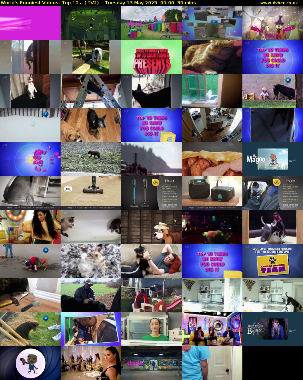 World's Funniest Videos: Top 10... (ITV2) Tuesday 13 May 2025 09:00 - 09:30