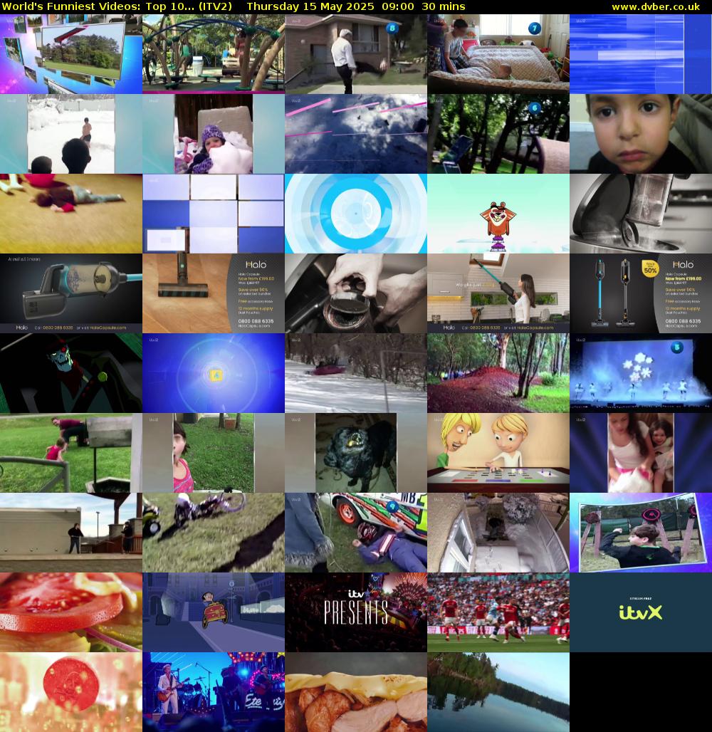 World's Funniest Videos: Top 10... (ITV2) Thursday 15 May 2025 09:00 - 09:30