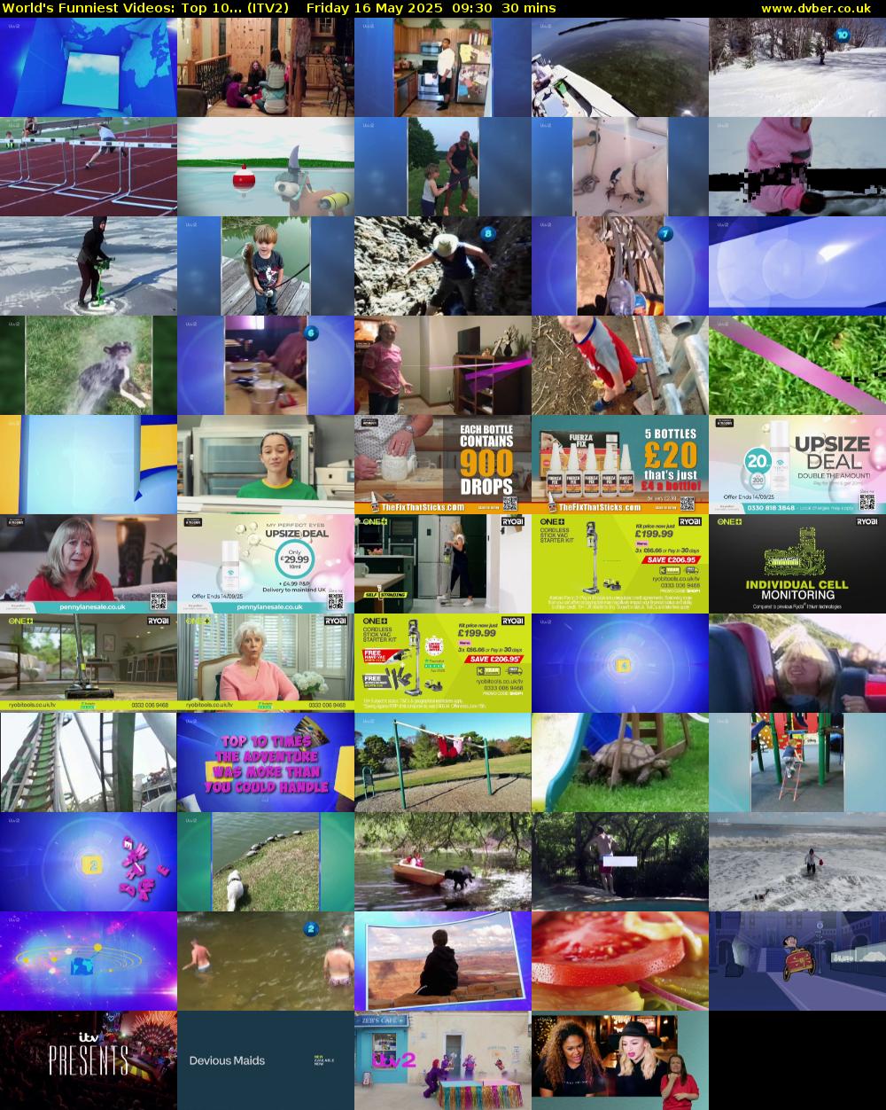 World's Funniest Videos: Top 10... (ITV2) Friday 16 May 2025 09:30 - 10:00