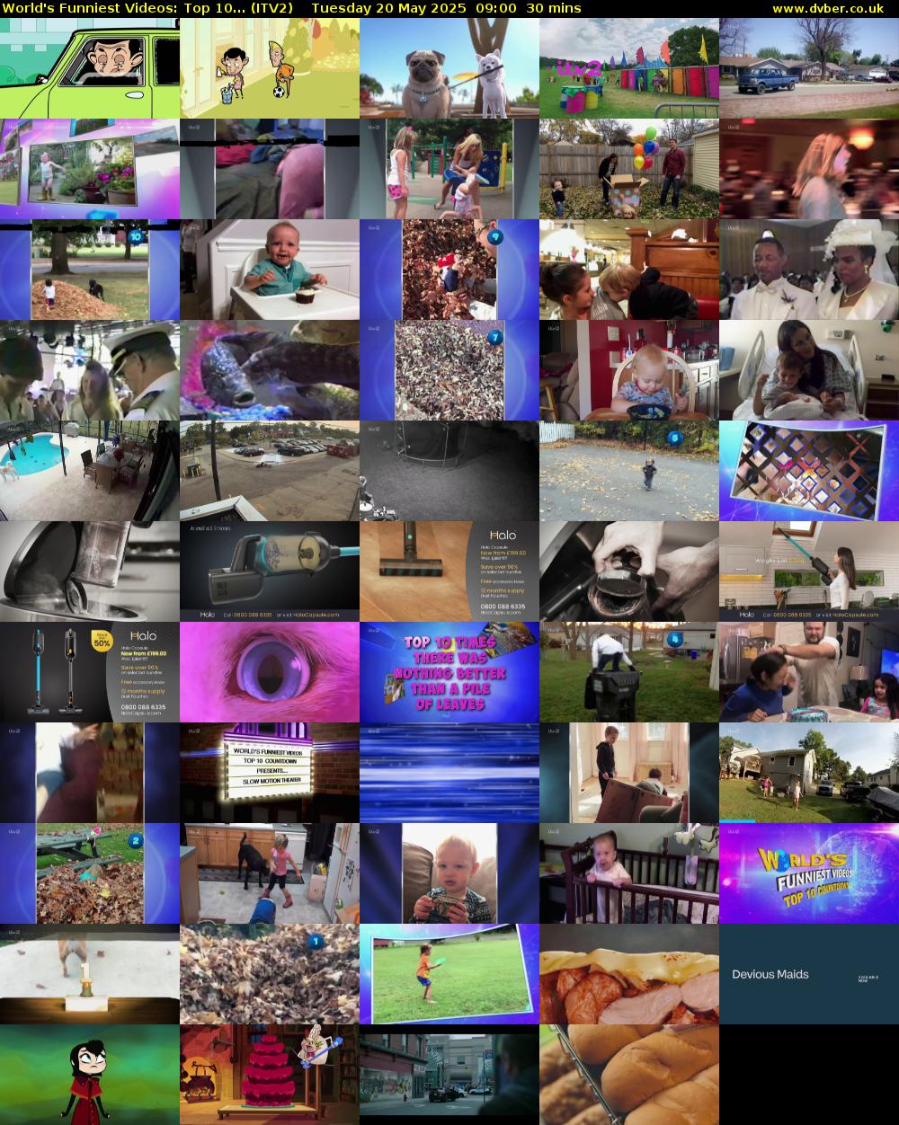 World's Funniest Videos: Top 10... (ITV2) Tuesday 20 May 2025 09:00 - 09:30
