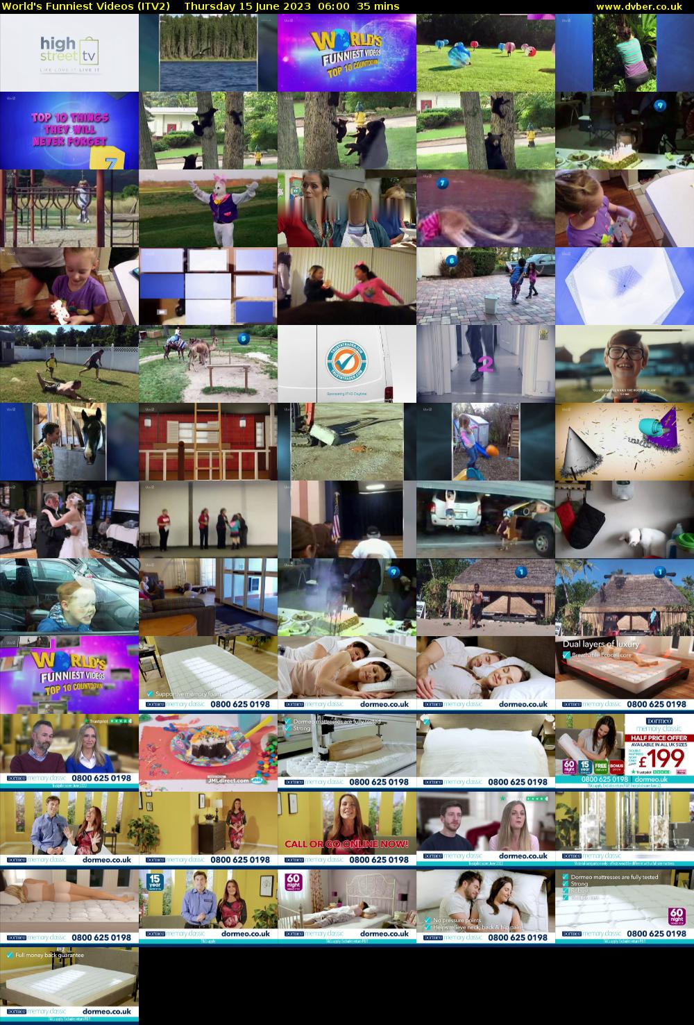 World's Funniest Videos (ITV2) Thursday 15 June 2023 06:00 - 06:35