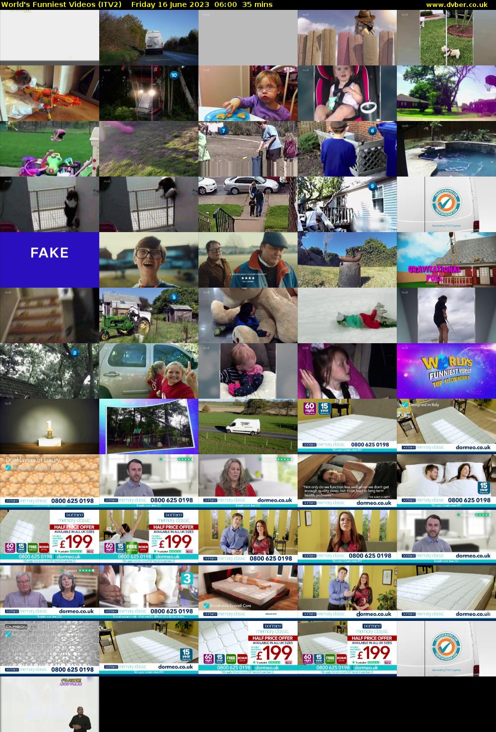 World's Funniest Videos (ITV2) Friday 16 June 2023 06:00 - 06:35