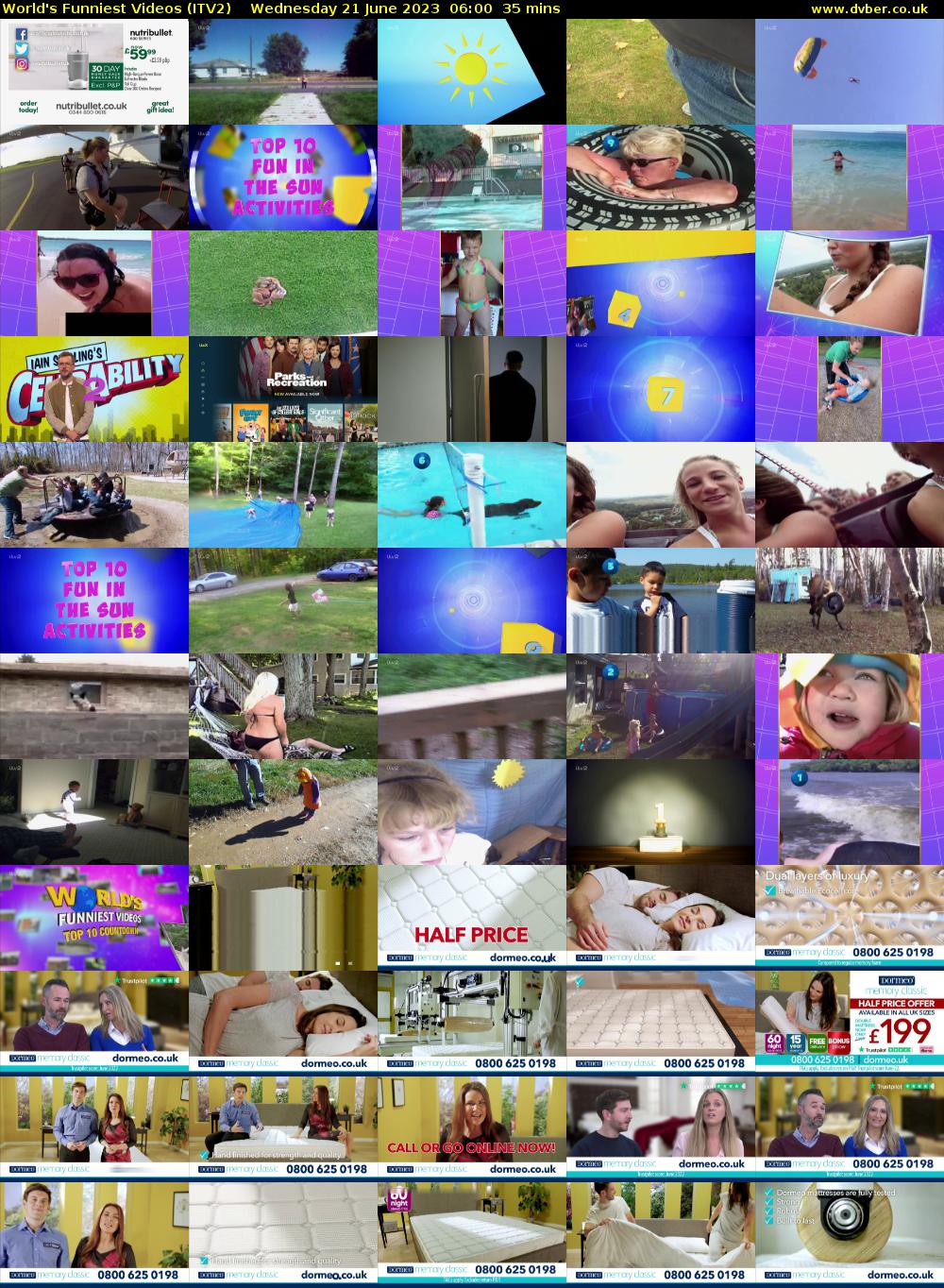 World's Funniest Videos (ITV2) Wednesday 21 June 2023 06:00 - 06:35