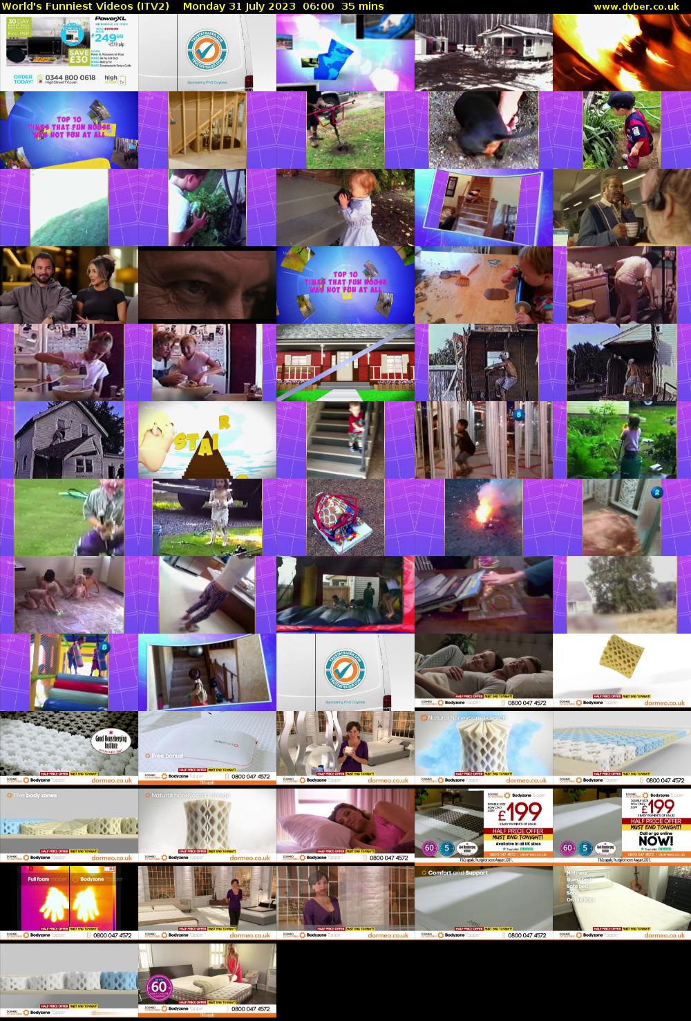 World's Funniest Videos (ITV2) Monday 31 July 2023 06:00 - 06:35
