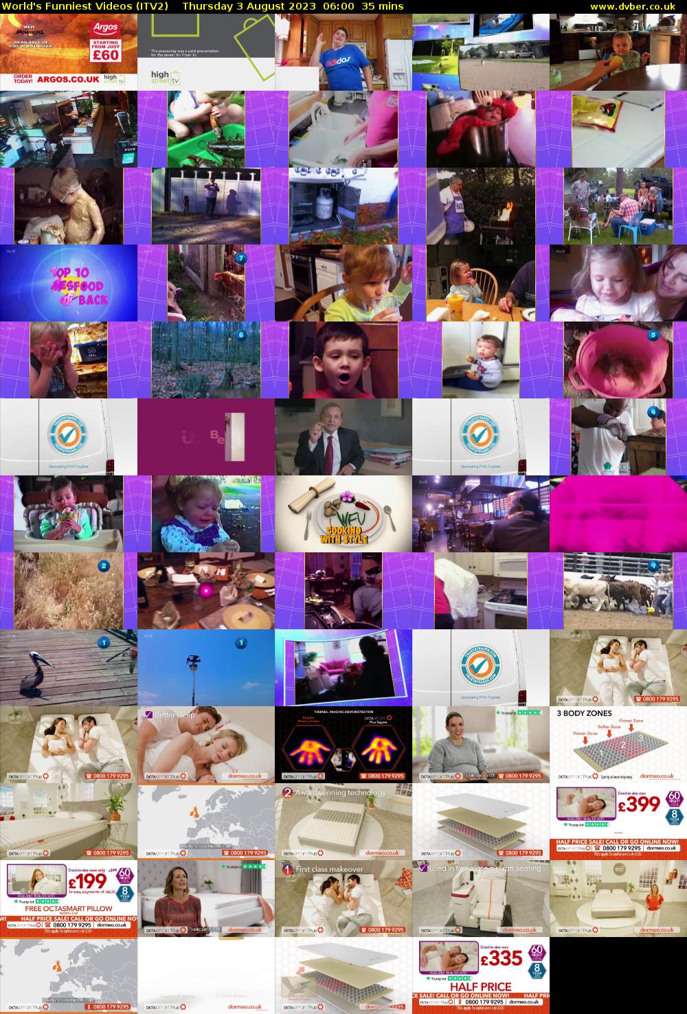World's Funniest Videos (ITV2) Thursday 3 August 2023 06:00 - 06:35