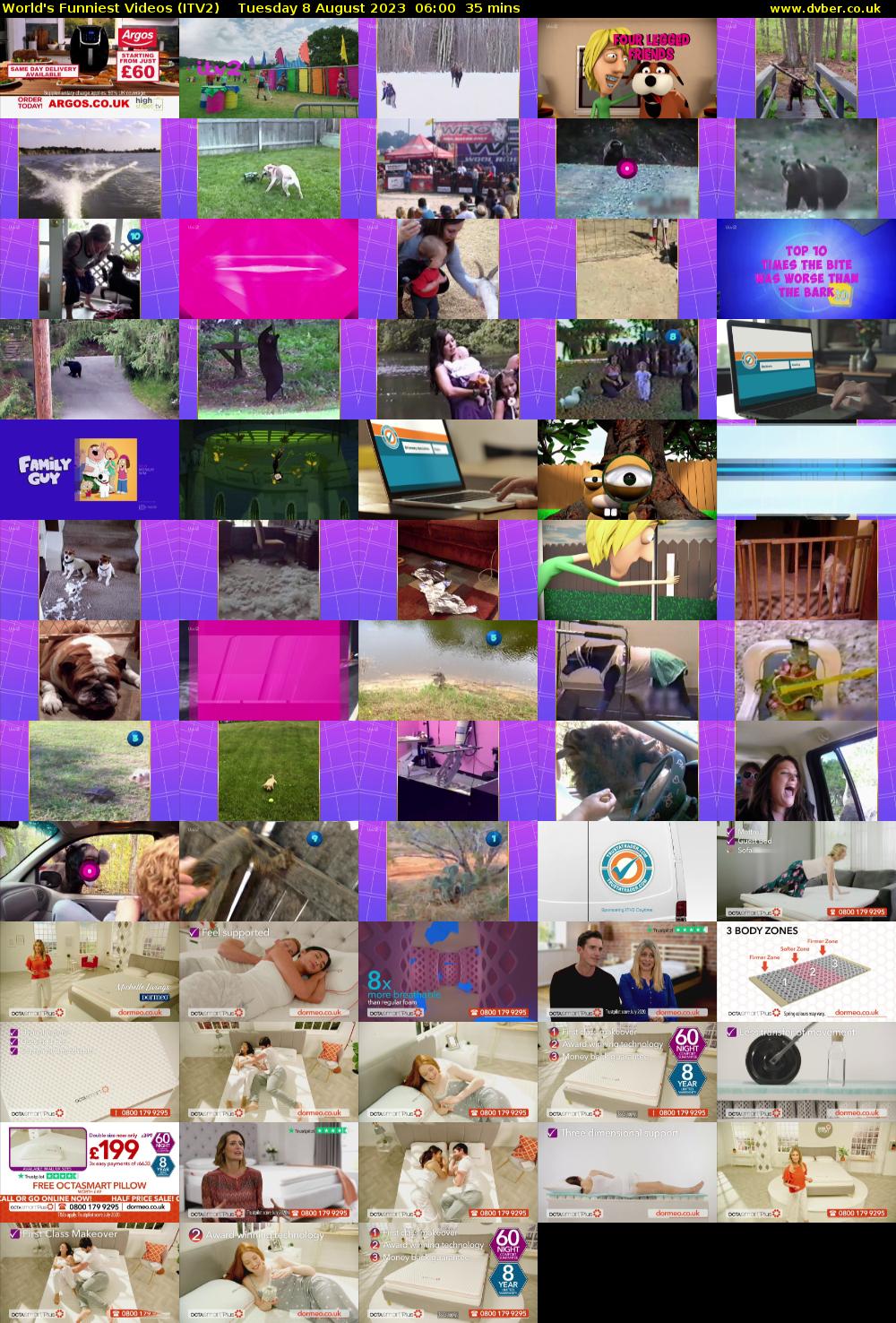 World's Funniest Videos (ITV2) Tuesday 8 August 2023 06:00 - 06:35