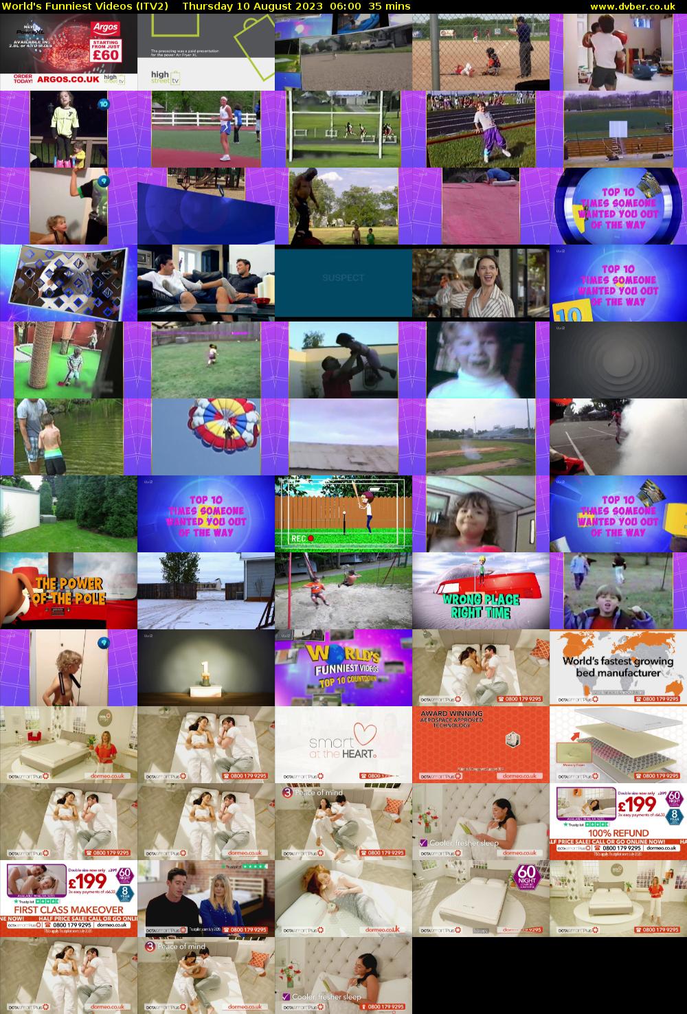 World's Funniest Videos (ITV2) Thursday 10 August 2023 06:00 - 06:35