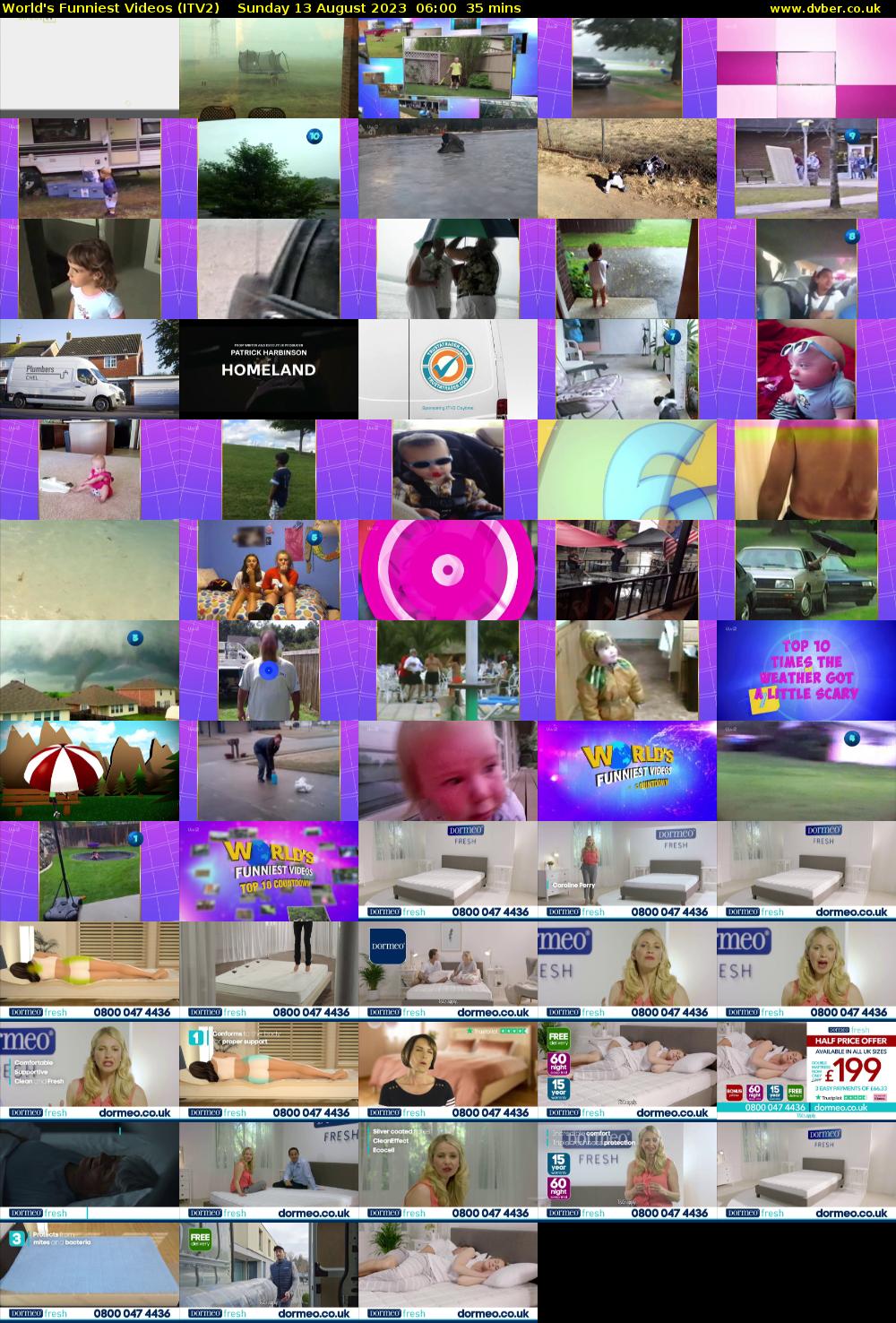 World's Funniest Videos (ITV2) Sunday 13 August 2023 06:00 - 06:35