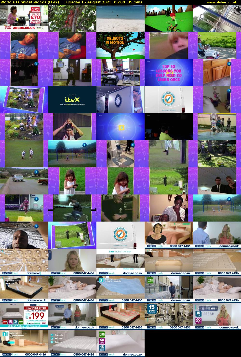 World's Funniest Videos (ITV2) Tuesday 15 August 2023 06:00 - 06:35