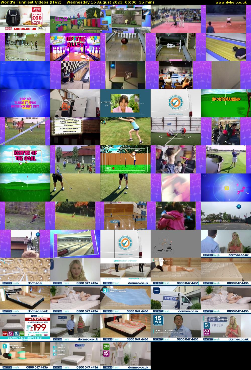 World's Funniest Videos (ITV2) Wednesday 16 August 2023 06:00 - 06:35
