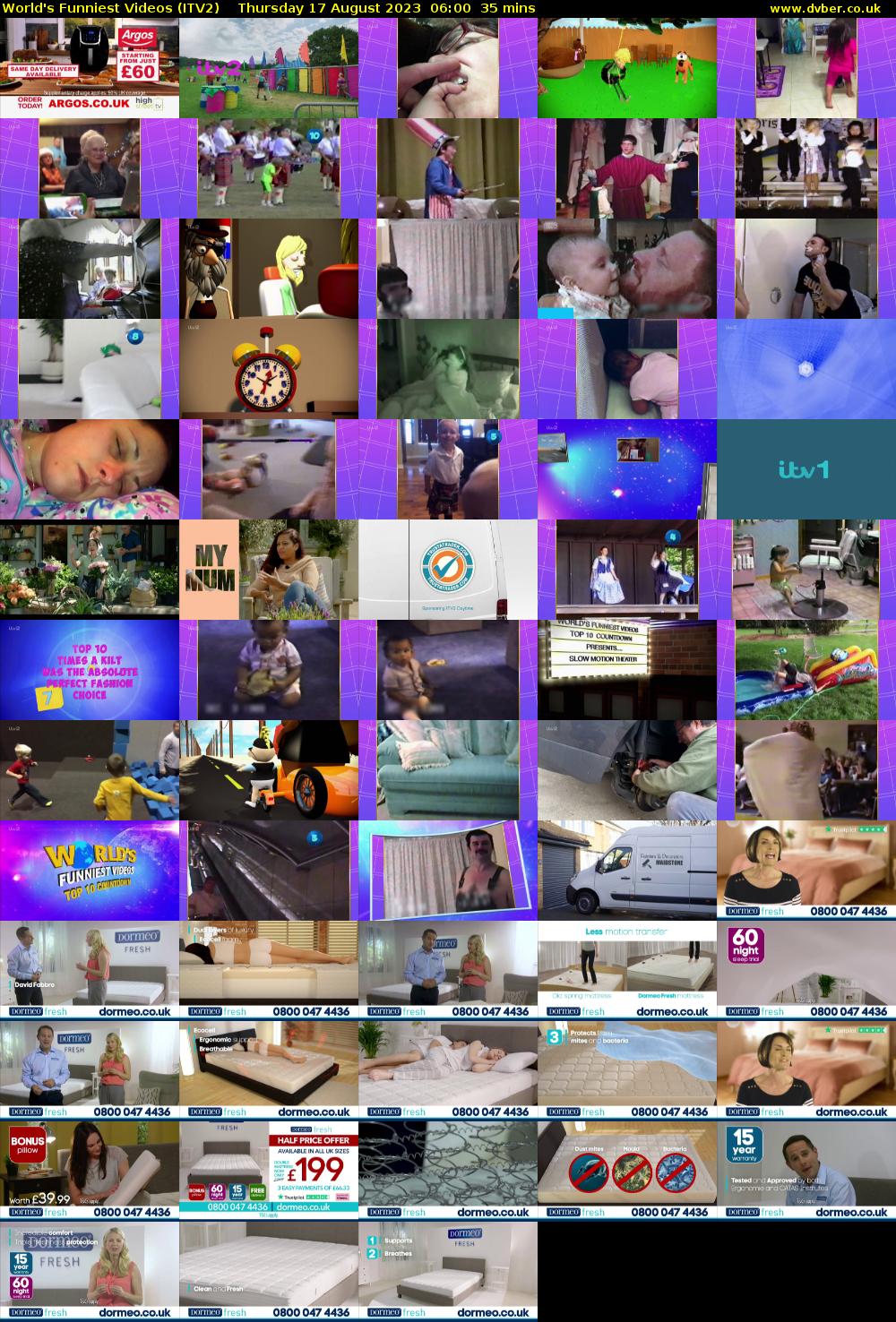 World's Funniest Videos (ITV2) Thursday 17 August 2023 06:00 - 06:35