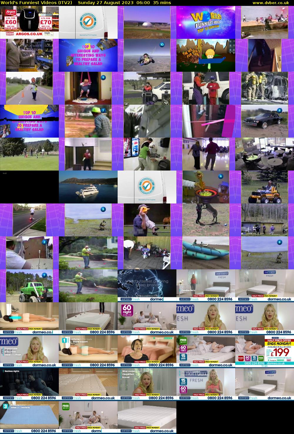World's Funniest Videos (ITV2) Sunday 27 August 2023 06:00 - 06:35