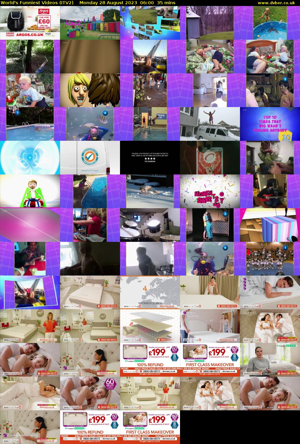 World's Funniest Videos (ITV2) Monday 28 August 2023 06:00 - 06:35