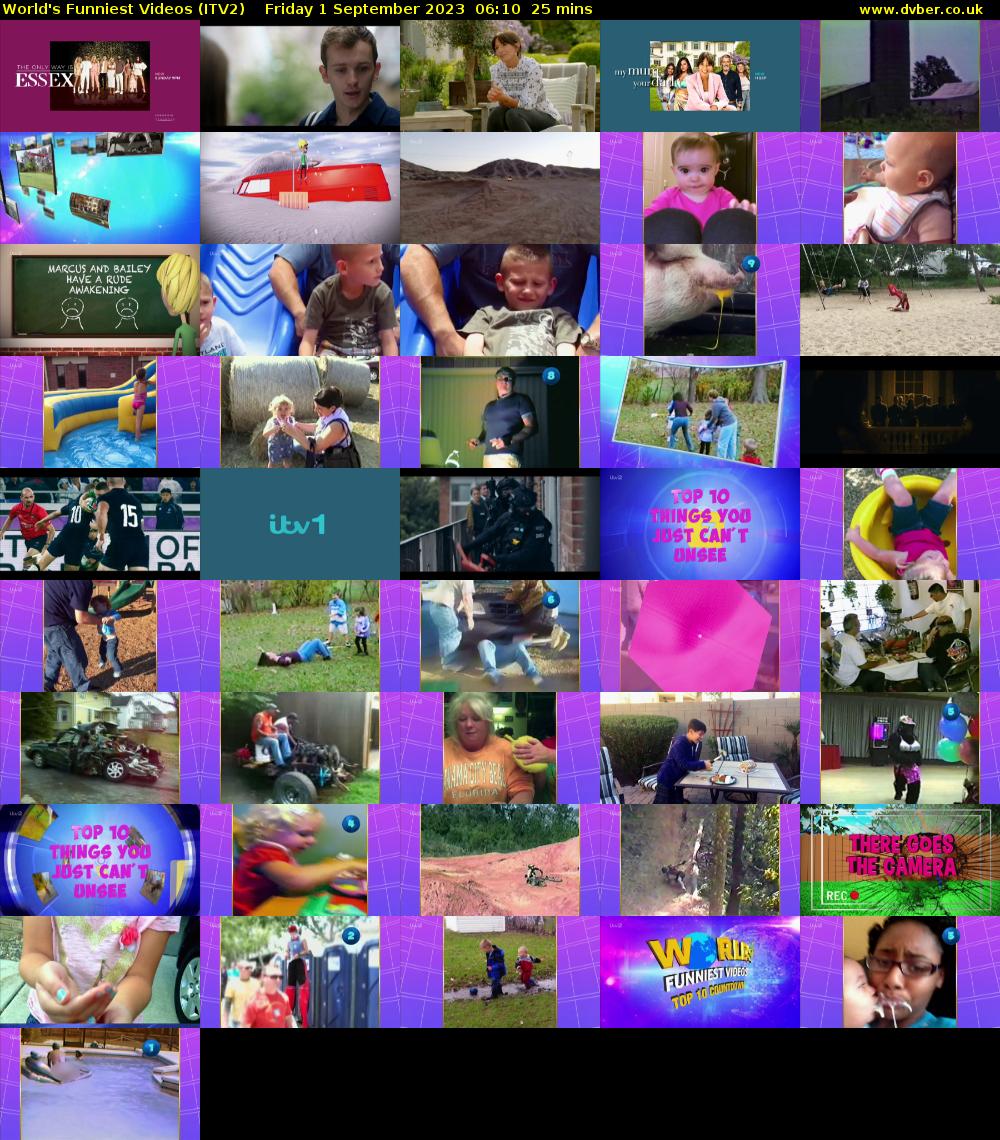 World's Funniest Videos (ITV2) Friday 1 September 2023 06:10 - 06:35