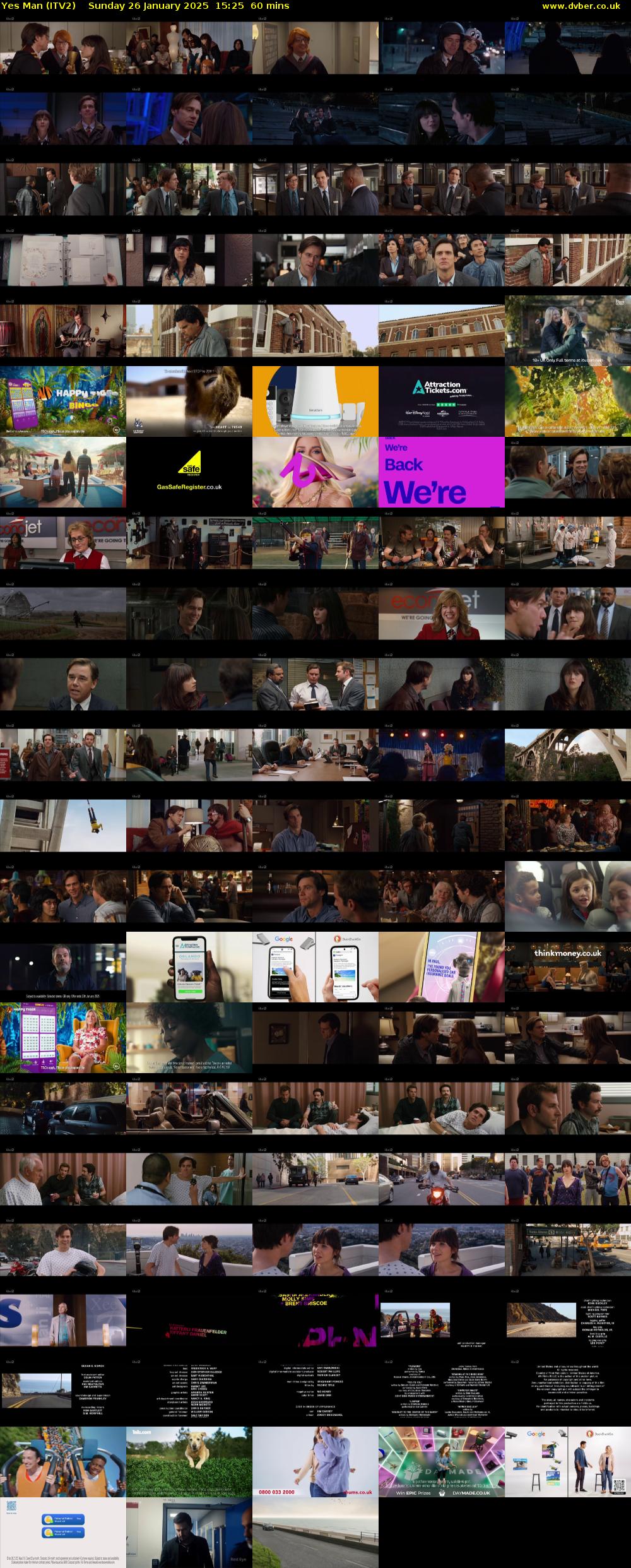 Yes Man (ITV2) Sunday 26 January 2025 15:25 - 16:25