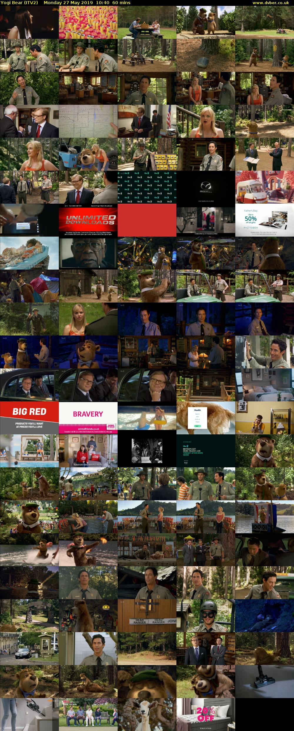 Yogi Bear (ITV2) Monday 27 May 2019 10:40 - 11:40