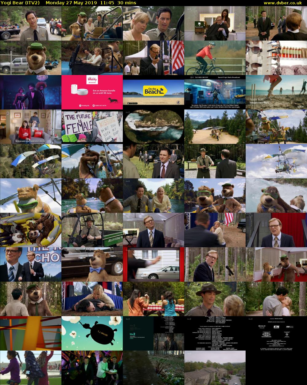 Yogi Bear (ITV2) Monday 27 May 2019 11:45 - 12:15