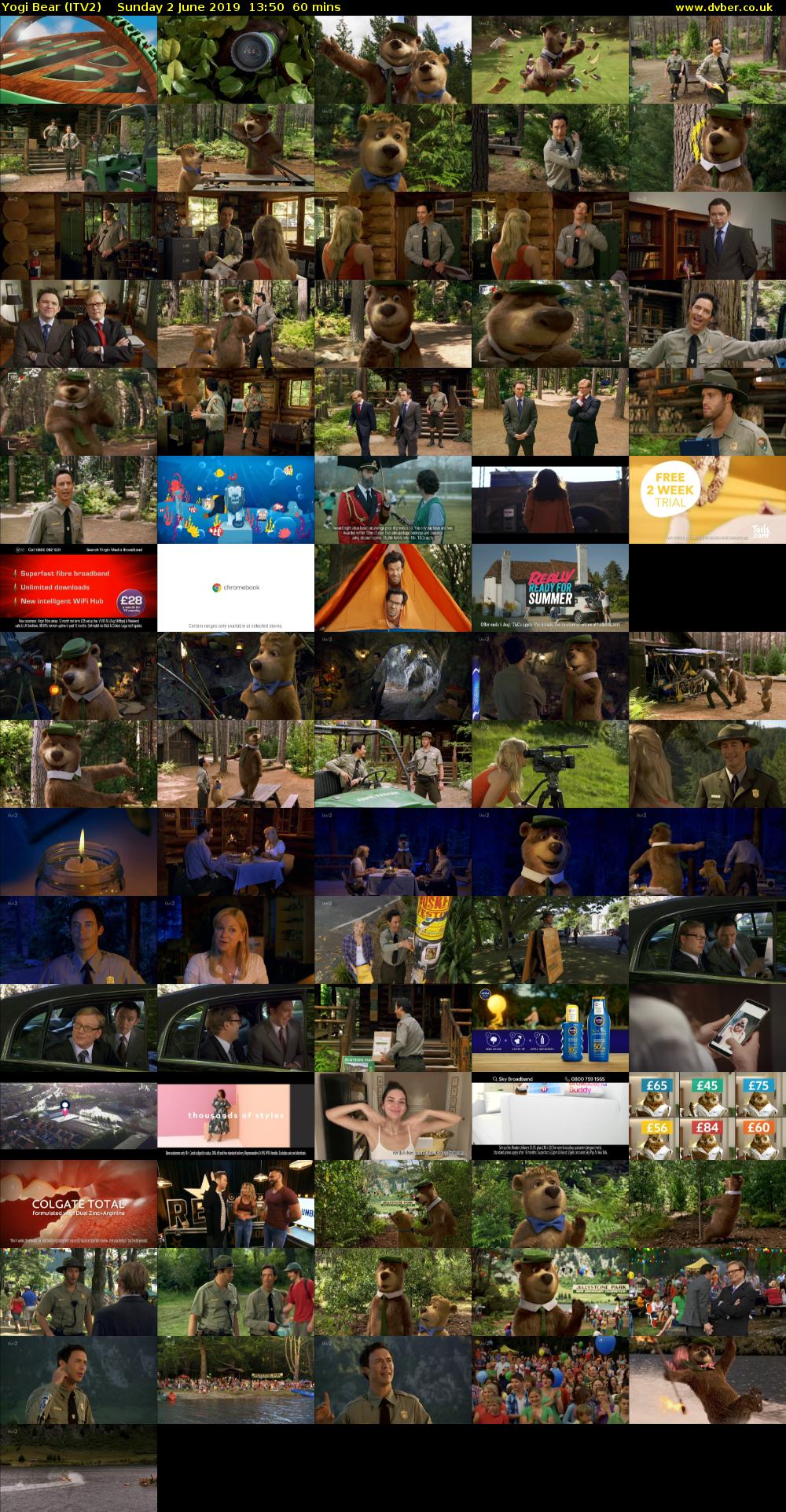 Yogi Bear (ITV2) Sunday 2 June 2019 13:50 - 14:50