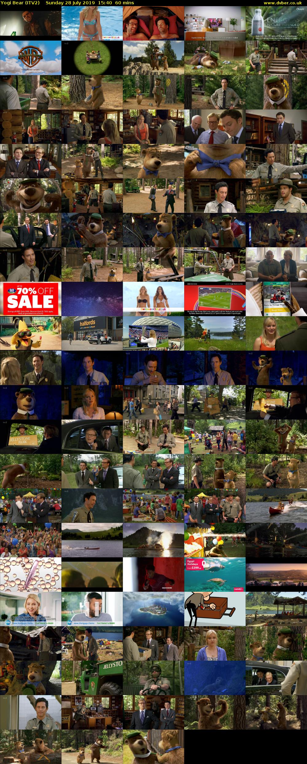 Yogi Bear (ITV2) Sunday 28 July 2019 15:40 - 16:40