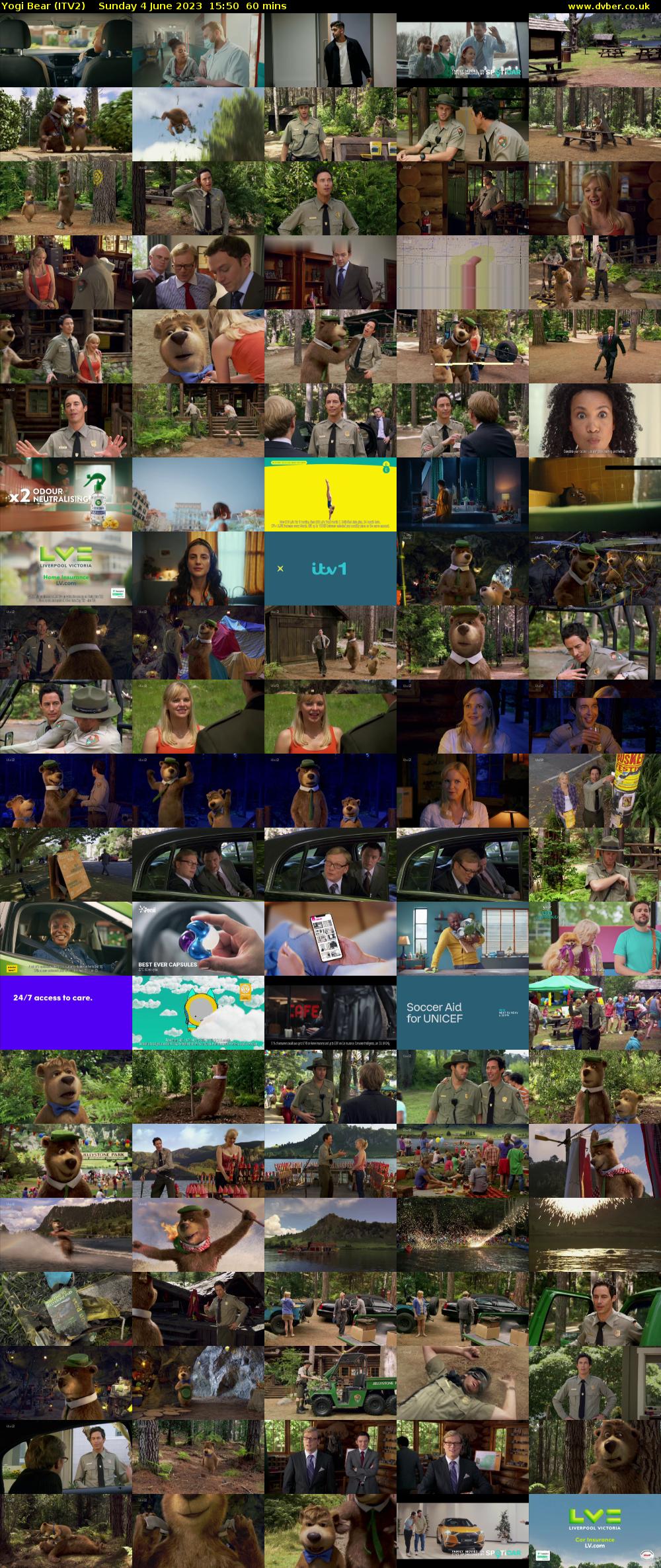 Yogi Bear (ITV2) Sunday 4 June 2023 15:50 - 16:50