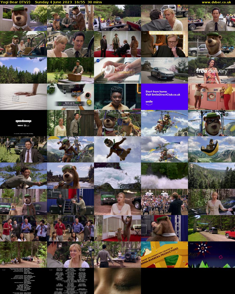 Yogi Bear (ITV2) Sunday 4 June 2023 16:55 - 17:25