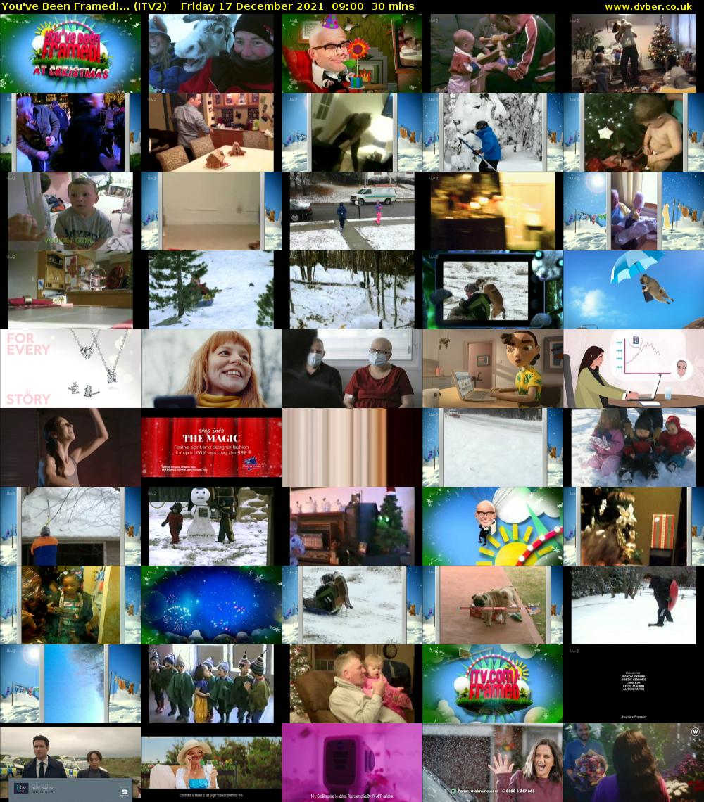 You've Been Framed!... (ITV2) Friday 17 December 2021 09:00 - 09:30