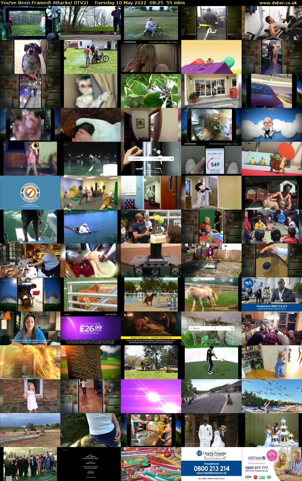You've Been Framed! Attacks! (ITV2) Tuesday 10 May 2022 08:25 - 09:20