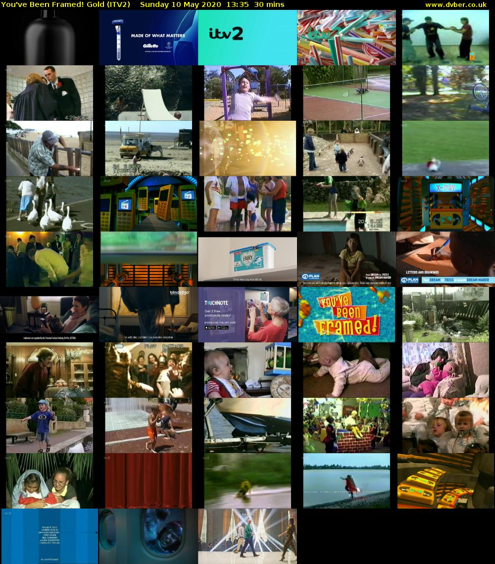You've Been Framed! Gold (ITV2) Sunday 10 May 2020 13:35 - 14:05