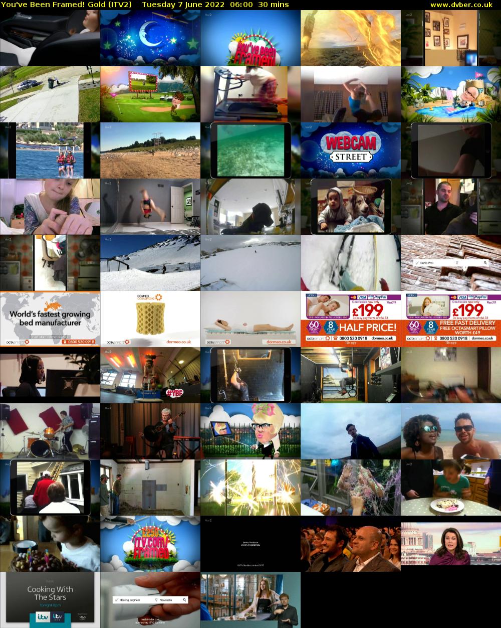 You've Been Framed! Gold (ITV2) Tuesday 7 June 2022 06:00 - 06:30