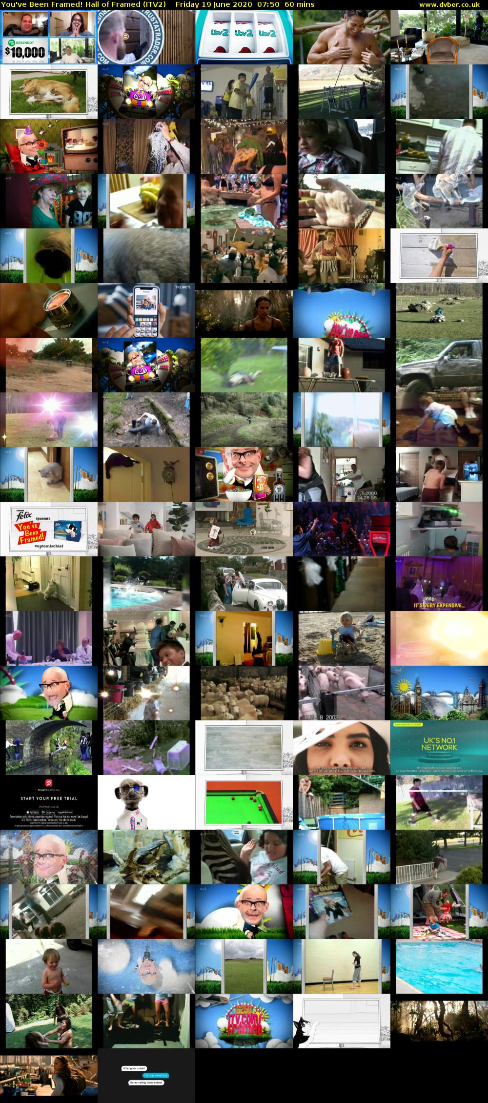 You've Been Framed! Hall of Framed (ITV2) Friday 19 June 2020 07:50 - 08:50