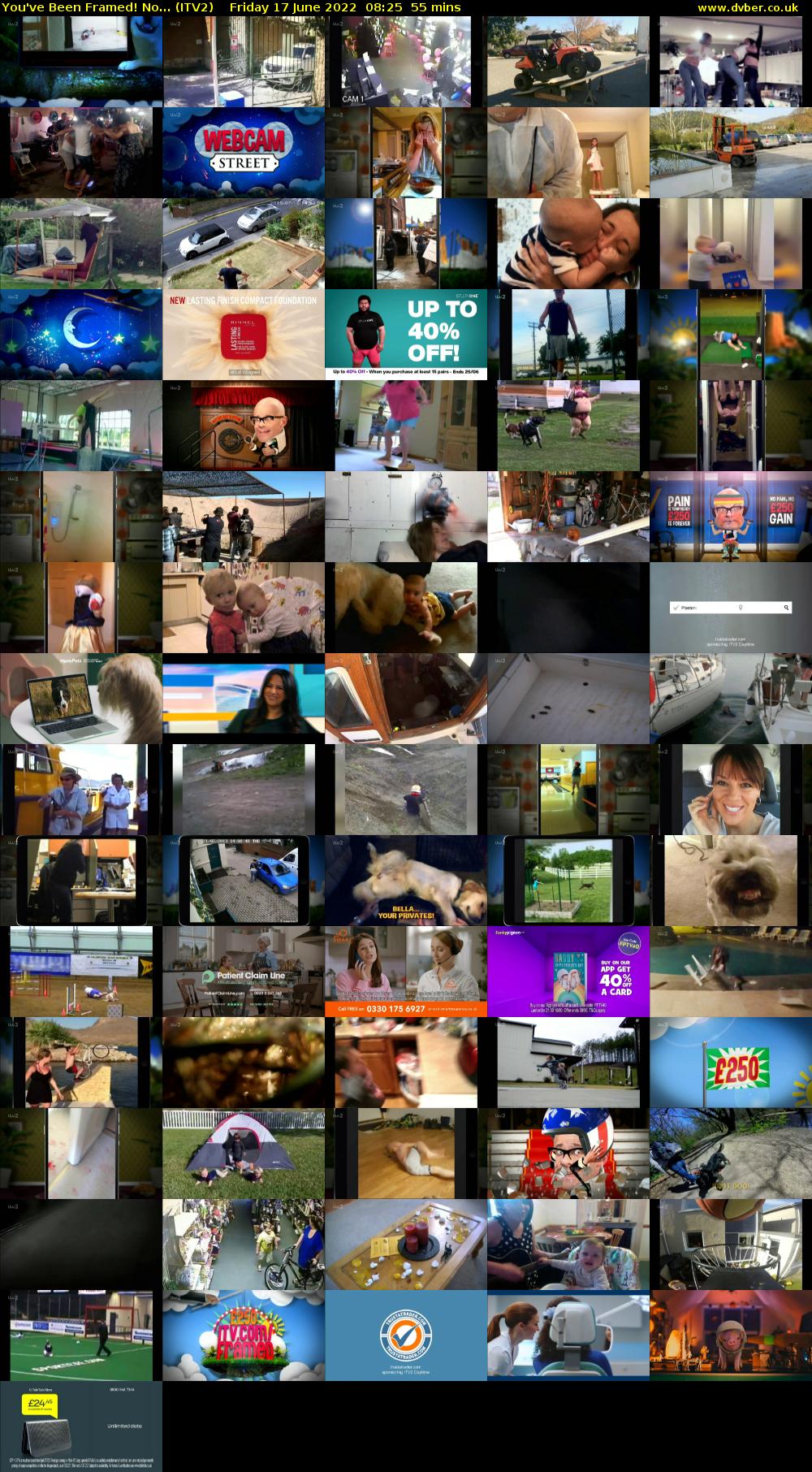 You've Been Framed! No... (ITV2) Friday 17 June 2022 08:25 - 09:20