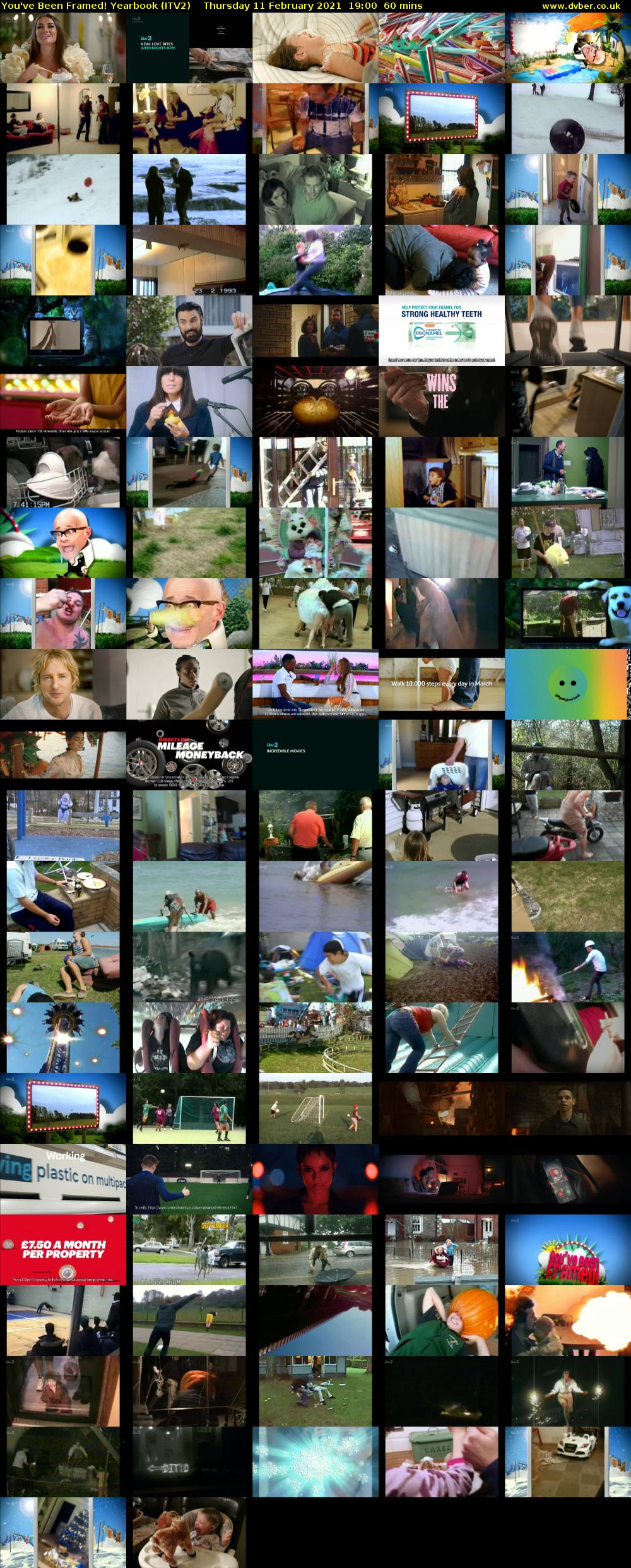 You've Been Framed! Yearbook (ITV2) Thursday 11 February 2021 19:00 - 20:00
