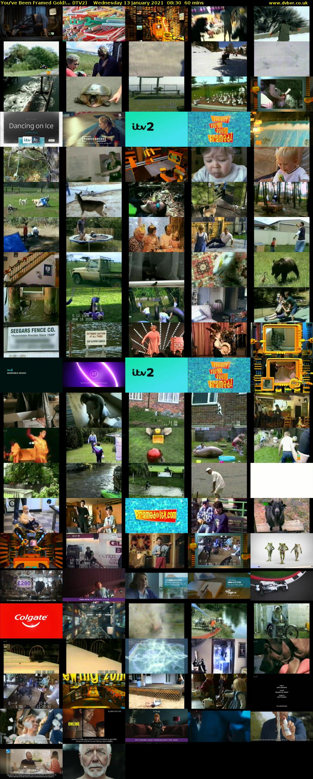 You've Been Framed Gold!... (ITV2) Wednesday 13 January 2021 08:30 - 09:30