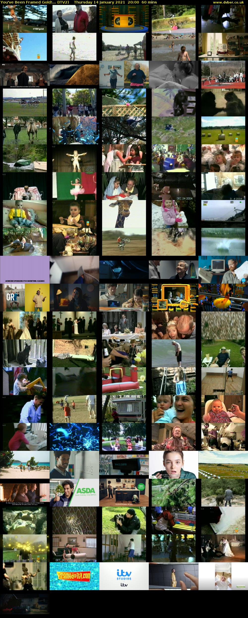 You've Been Framed Gold!... (ITV2) Thursday 14 January 2021 20:00 - 21:00