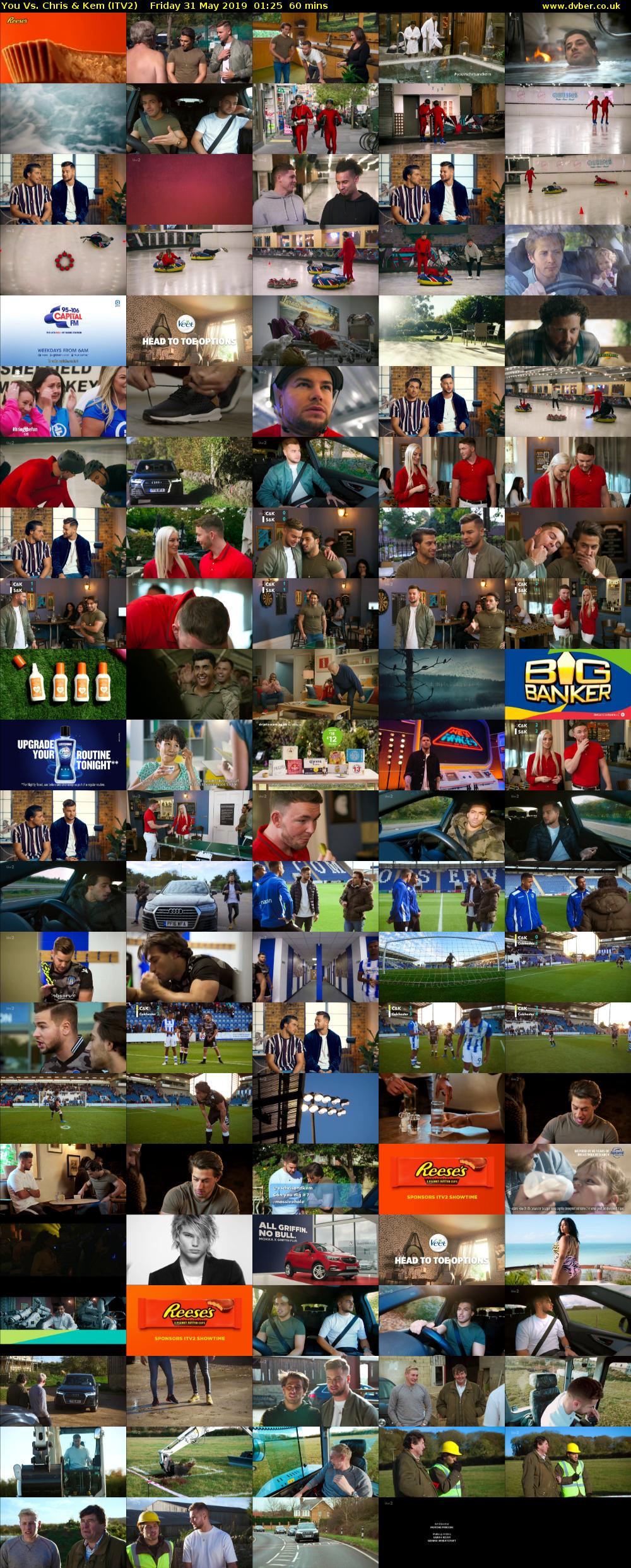 You Vs. Chris & Kem (ITV2) Friday 31 May 2019 01:25 - 02:25