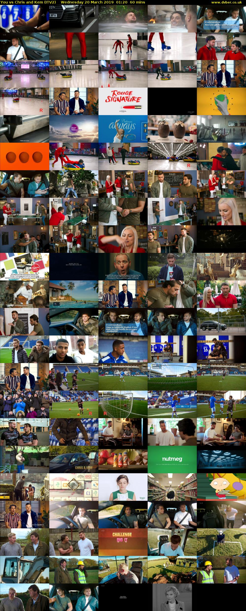 You vs Chris and Kem (ITV2) Wednesday 20 March 2019 01:20 - 02:20