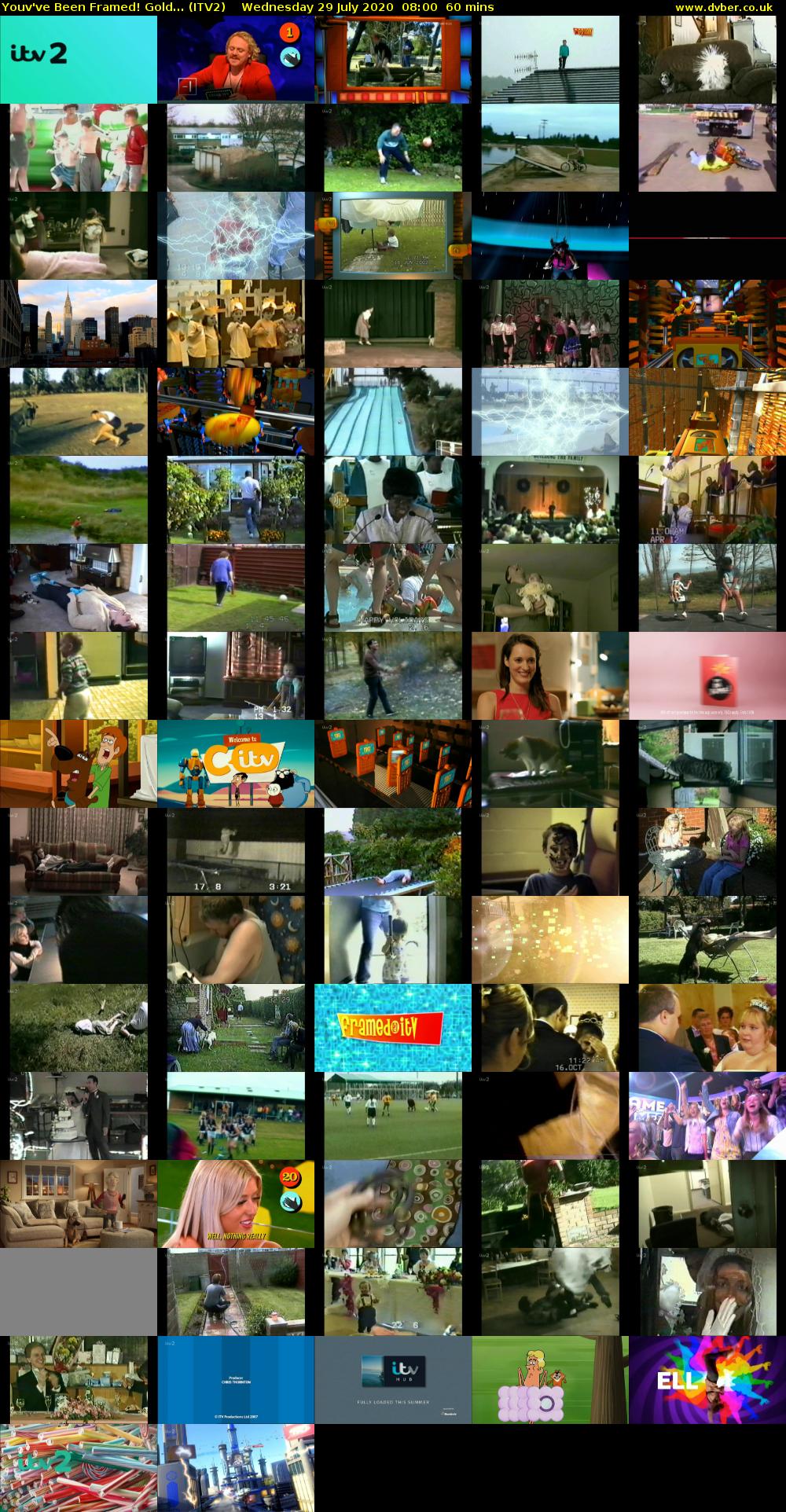 Youv've Been Framed! Gold... (ITV2) Wednesday 29 July 2020 08:00 - 09:00