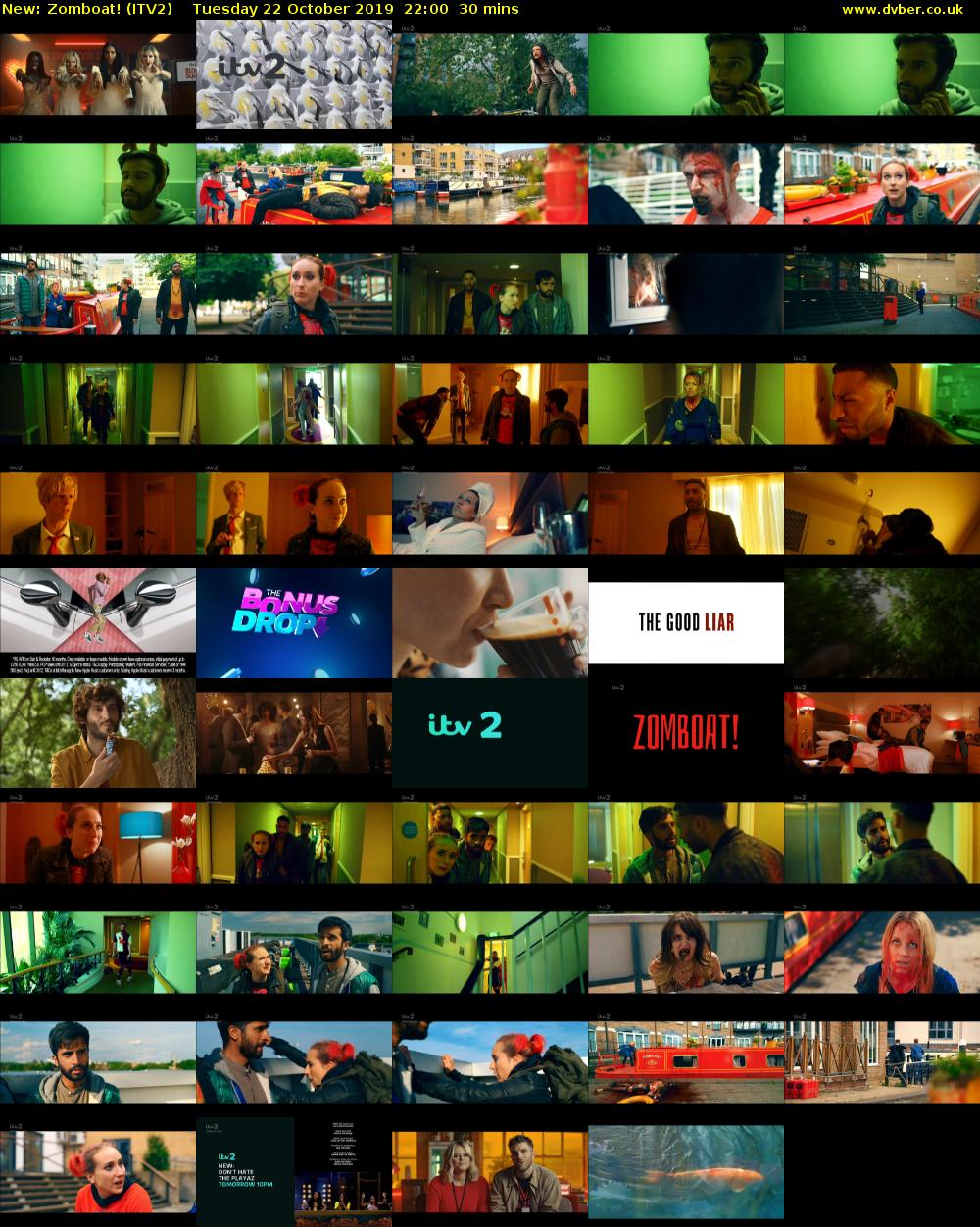 Zomboat! (ITV2) Tuesday 22 October 2019 22:00 - 22:30