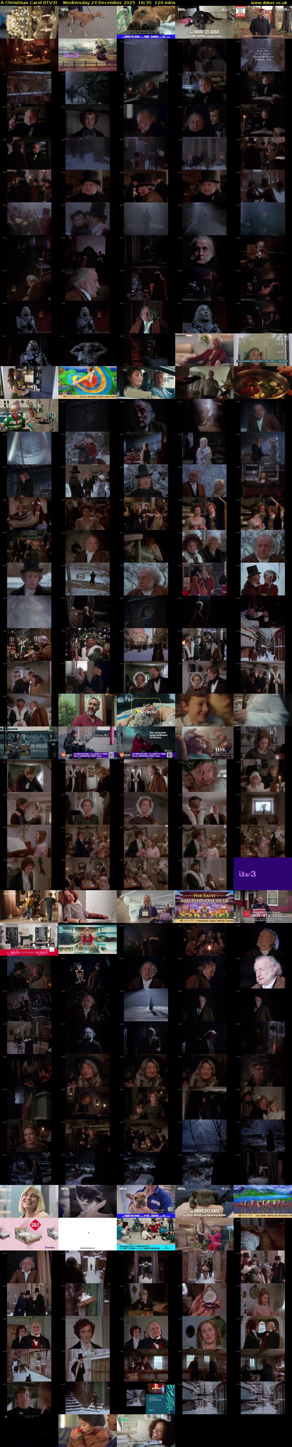 A Christmas Carol (ITV3) Wednesday 24 December 2025 16:35 - 18:35