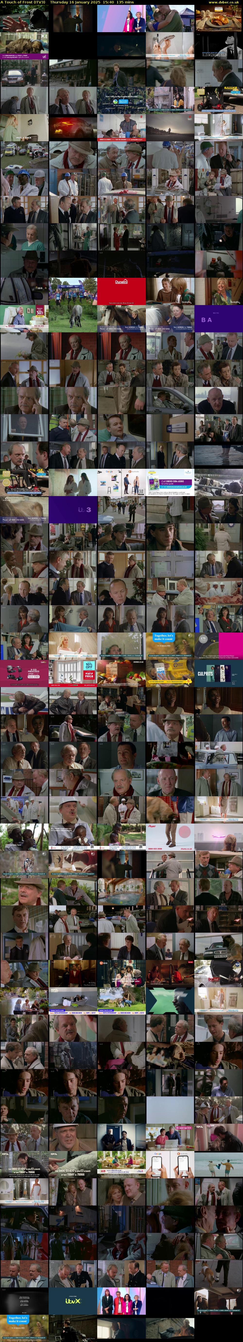 A Touch of Frost (ITV3) Thursday 16 January 2025 15:40 - 17:55