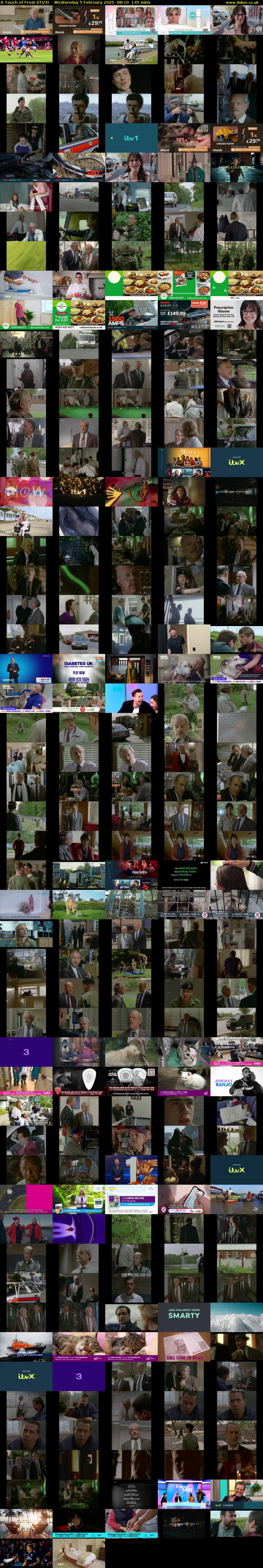 A Touch of Frost (ITV3) Wednesday 5 February 2025 08:10 - 10:35