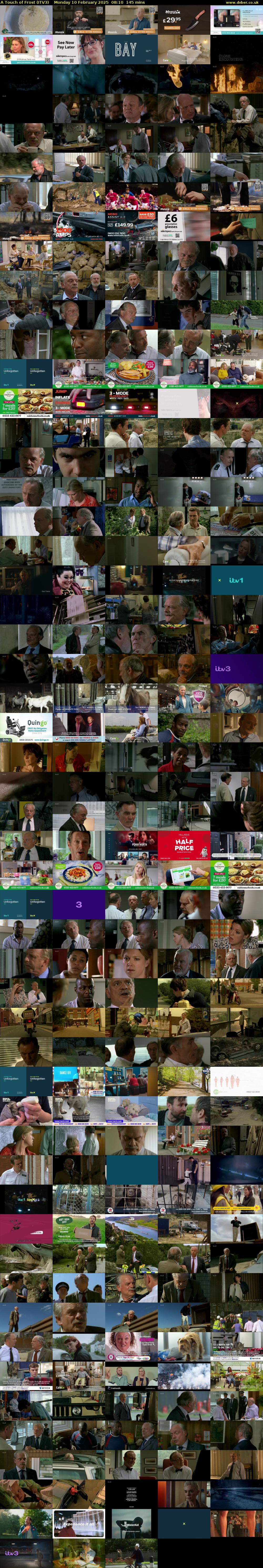 A Touch of Frost (ITV3) Monday 10 February 2025 08:10 - 10:35