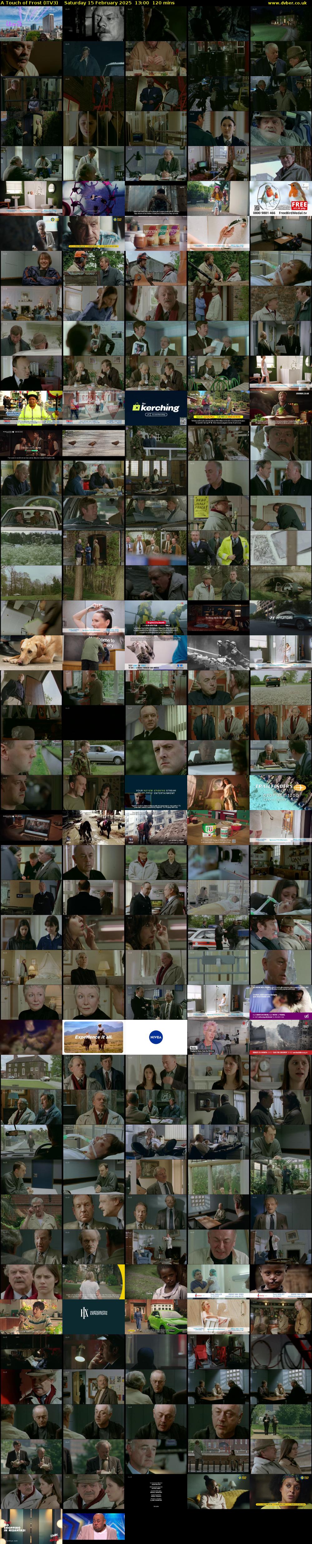 A Touch of Frost (ITV3) Saturday 15 February 2025 13:00 - 15:00