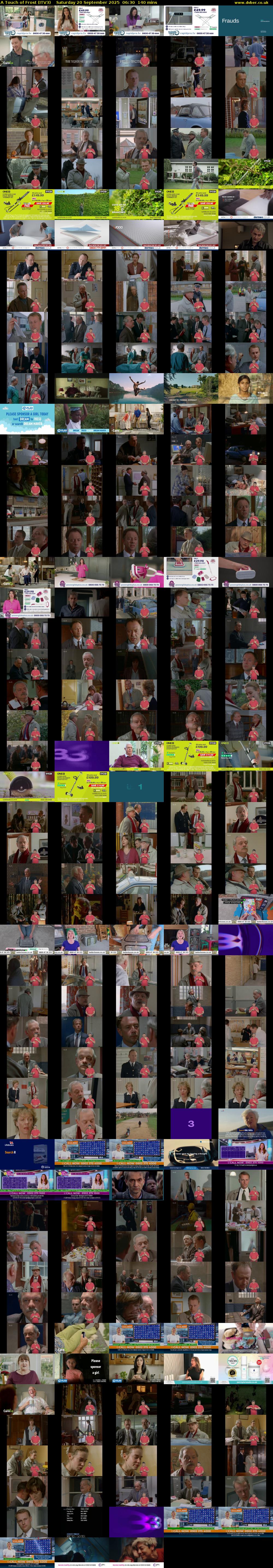 A Touch of Frost (ITV3) Saturday 20 September 2025 06:30 - 08:50