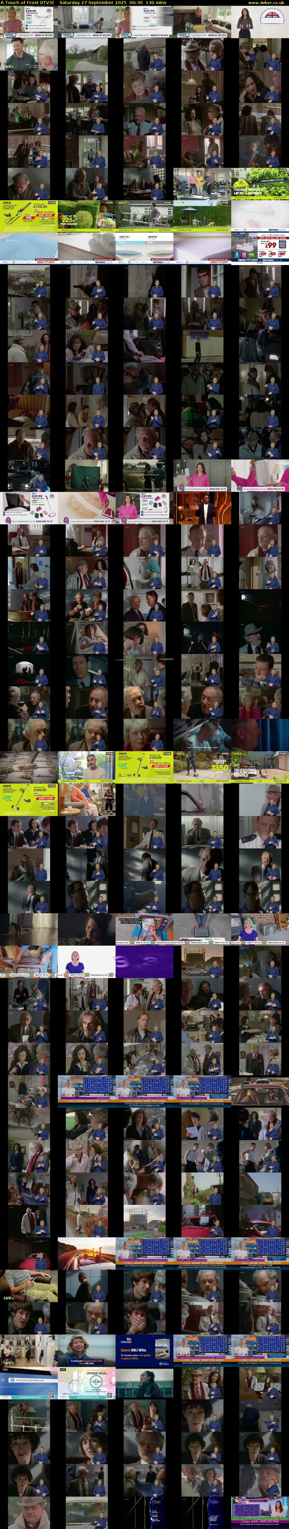 A Touch of Frost (ITV3) Saturday 27 September 2025 06:30 - 08:40